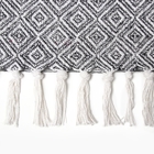 Плед с кисточками «Этель» Diamond, 220×240 см, чёрный - Фото 4