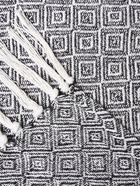 Плед с кисточками «Этель» Diamond, 220×240 см, чёрный - Фото 8