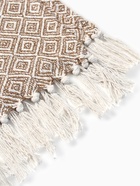 Плед с кисточками «Этель» Diamond, 220×240 см, 400 г/м², бежевый - Фото 6