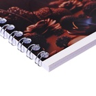 Тетрадь 48 листов в клетку, на гребне, "Доспехи", обложка мелованный картон, МИКС (комплект 2 шт) - фото 26691033