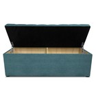 Пуф, с ящиком для хранения, с утяжкой, 1200×400×420 мм, рогожка savana plus, цвет mint - фото 114757414 Пуф, с ящиком для хранения, с утяжкой, 1200×400×420 мм, рогожка savana plus, цвет mint - фото 114757414