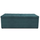 Пуф, с ящиком для хранения, с утяжкой, 1200×400×420 мм, рогожка savana plus, цвет mint - фото 114757415 Пуф, с ящиком для хранения, с утяжкой, 1200×400×420 мм, рогожка savana plus, цвет mint - фото 114757415