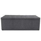 Пуф, с ящиком для хранения, с утяжкой, 1200×400×420 мм, рогожка savana plus, цвет ash - фото 114757422 Пуф, с ящиком для хранения, с утяжкой, 1200×400×420 мм, рогожка savana plus, цвет ash - фото 114757422