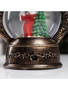 Фигура светодиодная "Дед Мороз и ёлка" 20х14х11 см, от бат. ААx3 (не в компл.), USB, свечение тёплый белый - фото 14996549