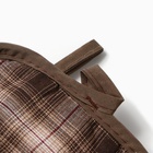 Кухонный набор (2 предмета) Этель «Клетка», прихватка 17×17 см, варежка-прихватка 26×16 см,100%п/э - Фото 4