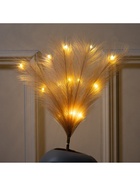 Ветка светодиодная бежевая, 56 см, 15 LED, батарейки ААх2 (не в комплекте), свечение теплое белое - Фото 5