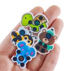 Детский термометр-наклейка налобный, градусник для новорожденных «Милые зверушки», до 40°, набор 4 шт. - Фото 2