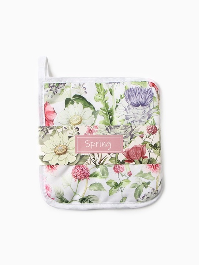 Набор кухонный Доляна Spring: подставка 15*15 см, прихватка 17*17см