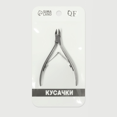 Кусачки педикюрные, 2 пружины, 10.5 см, длина лезвия-12 мм