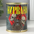 Носки в банке "Нирвана" (внутри носки мужские, цвет чёрный) - фото 322101027