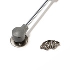 Газлифт 120N CAPPIO, доводчик, бесшумное открывание/закрывание, серый, 2 шт. - Фото 10