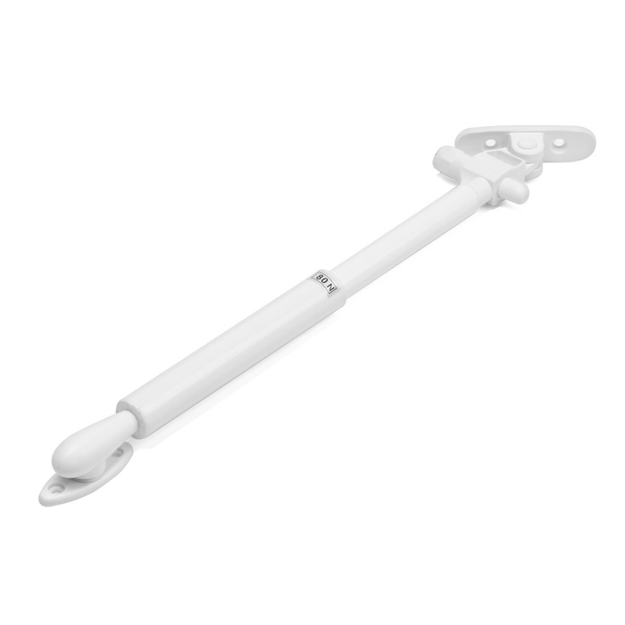 Газовый лифт ТУНДРА GG080WH, 80N, с доводчиком, белый, 2 шт. TMP