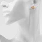 Набор 6 предметов: серьги 5 пар, 1 браслет «Жемчужное солнце», белый в золоте - Фото 4