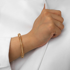 Набор 6 предметов: серьги 5 пар, 1 браслет «Жемчужное солнце», белый в золоте - Фото 7