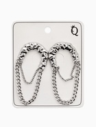 Серьги металл «Стиль» цепь, булавка, цвет серебро 10470693