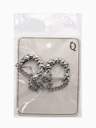 Серьги металл «Стиль» цепь, булавка, цвет серебро 10470693