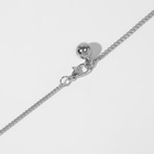 Цепочка с подвеской «Стилистика», цвет серебро, 40 см - Фото 4