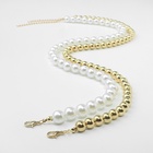 Бусы «Олимпия» с жемчугом, две нити, цвет золото, 45 см - Фото 3