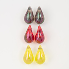 Серьги капля QF «Гламур», набор 3 пары, разноцветный, прозрачный - Фото 3