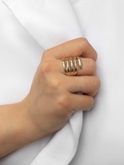 Кольцо металл «Тренд» пять линий, цвет золото, размер 18 - Фото 2