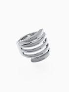 Кольцо металл «Тренд» пять линий, цвет серебро, размер 16 - Фото 4