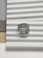 Кольцо металл «Тренд» пять линий, цвет серебро, размер 16 - Фото 2