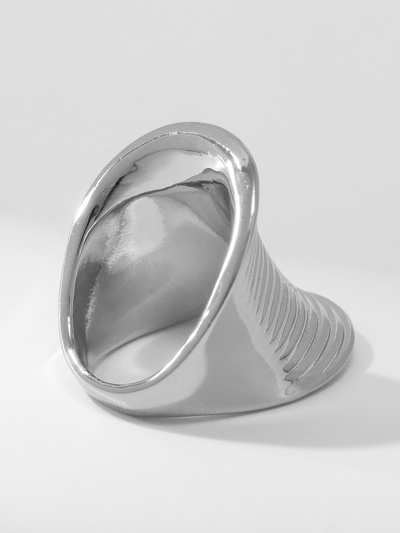 Кольцо металл «Тренд» пружинка, цвет серебро, размер 16