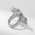 Кольцо металл «Цветок» роза, цвет серебро, размер 16 - Фото 3