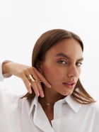 Кольцо металл «Тренд» вогнутое, цвет золото размер 18 10474189