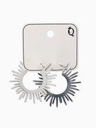 Серьги металл «Атмосфера» солнце, ярило, цвет серебро - Фото 6