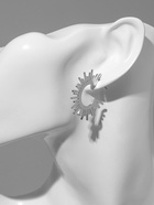 Серьги металл «Атмосфера» солнце, ярило, цвет серебро - Фото 5