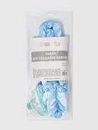 Мягкие бигуди «Волшебный локон», 4 предмета: бигуди, резинки 2 шт., крабик, голубые - Фото 5