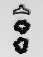 Мягкие бигуди «Волшебный локон», 4 предмета: бигуди, резинки 2 шт., крабик, чёрные - Фото 4