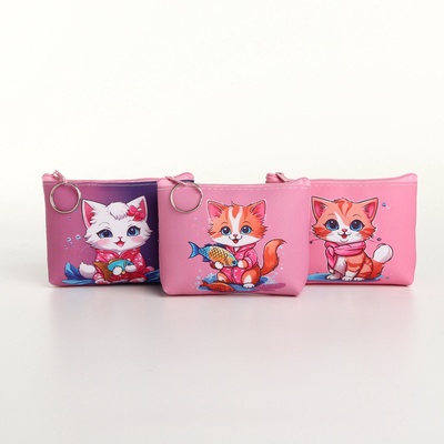 Кошелёк детский «Котята» Выбражулька, маленький, монетница, МИКС