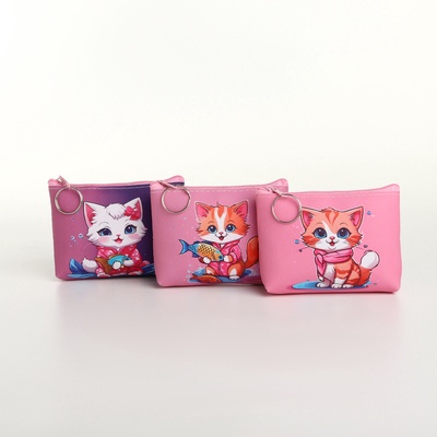Кошелёк детский «Котята» Выбражулька, маленький, монетница, МИКС