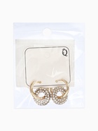 Серьги со съёмным элементом «Трансформер» круги, цвет золото с серебром 10576136