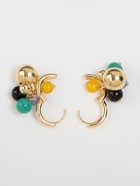 Серьги со съёмным элементом «Трансформер» горсть, цветные в золоте - Фото 6