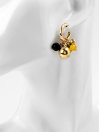 Серьги со съёмным элементом «Трансформер» горсть, цветные в золоте - Фото 7