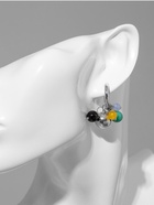 Серьги со съёмным элементом «Трансформер» горсть, цветные в серебре - Фото 7