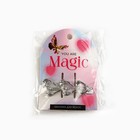 Заколка для волос Magic серебряная, 5.5 х 2 см - Фото 6