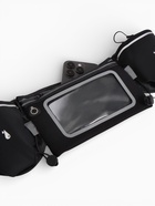 Сумка поясная туристическая, влагозащитная, 52×13 см, черная - Фото 8