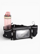 Сумка поясная туристическая, влагозащитная, 52 х 13 см, черная - фото 809489578