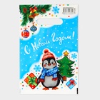 Пакет подарочный новогодний «Лёлик», полиэтиленовый с вырубной ручкой, 20?30 см Новый год (комплект 100 шт) - фото 58015319