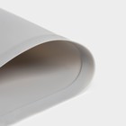 Коврик для сушки посуды Доляна «Шилдон», силикон, 39.5×30×0.1 см, серый - Фото 5