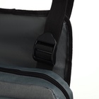 Сумка нагрудная на молнии, 2 наружных кармана, 21×3.5×16 см, серая - Фото 8