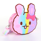 Сумка детская «Зайка», на молнии, Выбражулька, силиконовая, разноцветная - Фото 2