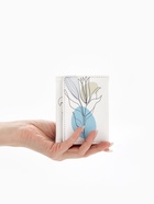 Кошелёк женский на кнопке, 10.5×2.5×8.5 см, с цветочным принтом, белый - Фото 2