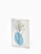 Кошелёк женский на кнопке, 10.5×2.5×8.5 см, с цветочным принтом, белый - Фото 7