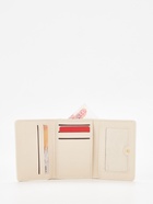 Кошелёк женский на кнопке, 10.5×2.5×8.5 см, с цветочным принтом, белый - Фото 3