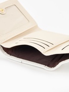 Кошелёк женский на кнопке, 10.5×2.5×8.5 см, с цветочным принтом, белый - Фото 4